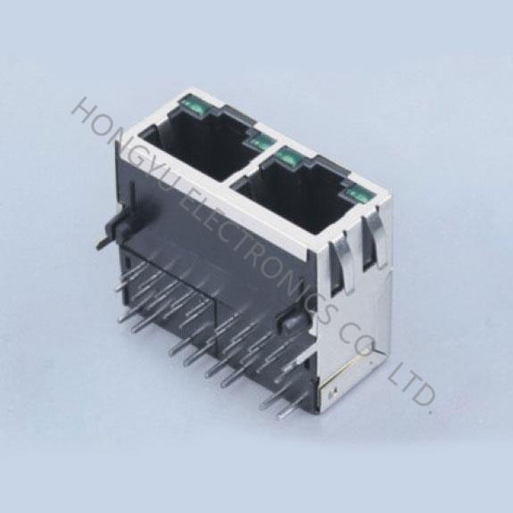 SFP 2x6 Cage,With light pipe