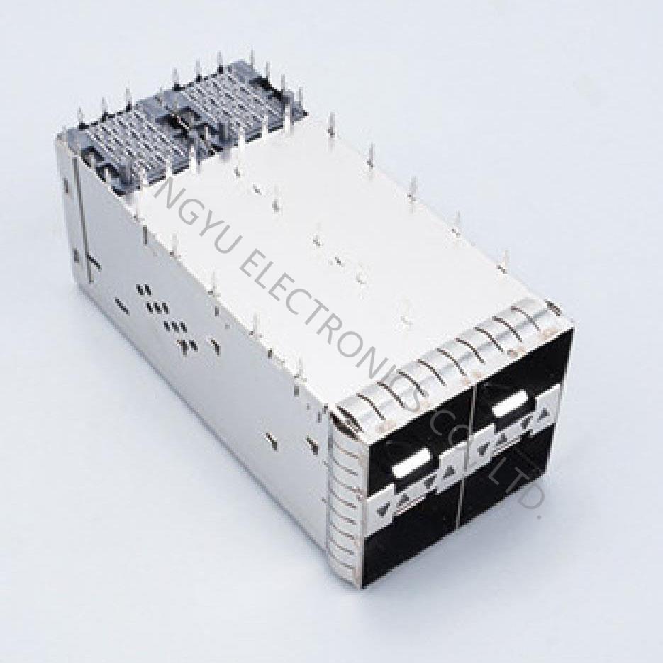 SFP28 2x2 Cage,With light pipe