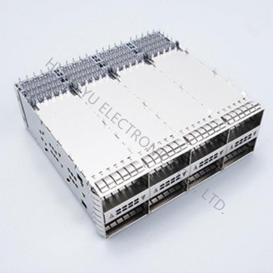 SFP 2x6 Cage,With light pipe