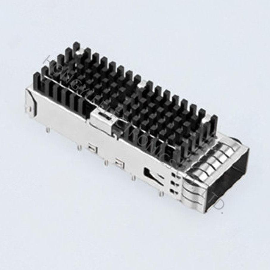 QSFP28 1x1 With heat sink