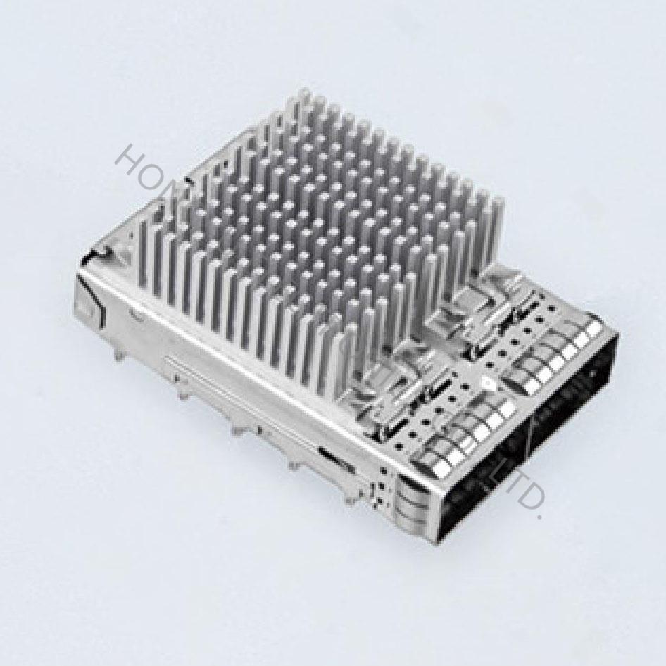 QSFP28 1x2 With heat sink