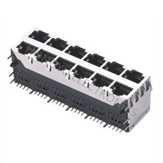 SFP28 2x6 Cage,With light pipe